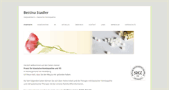 Desktop Screenshot of bettinastadler.com
